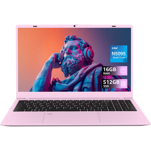 uowamou with intel n5095 quad-core processor, 16gb ram, and 512gb ssd storage